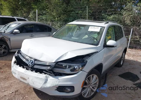 2015 Volkswagen Tiguan Sel из США, поврежденный, VIN WVGAV7AX8FW567004